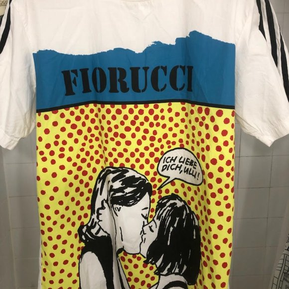 LIMITED EDITION RARE ADIDAS X FIORUCCI POP ART  T SHIRT - Picture 2 of 10